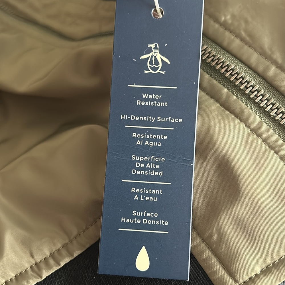 NWT Penguin olive bomber jacket - Picture 13 of 14